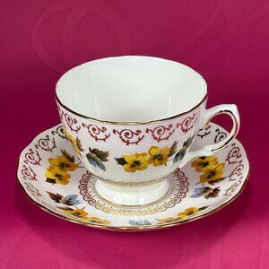 Colclough UK fine bone china tea cup & saucer set